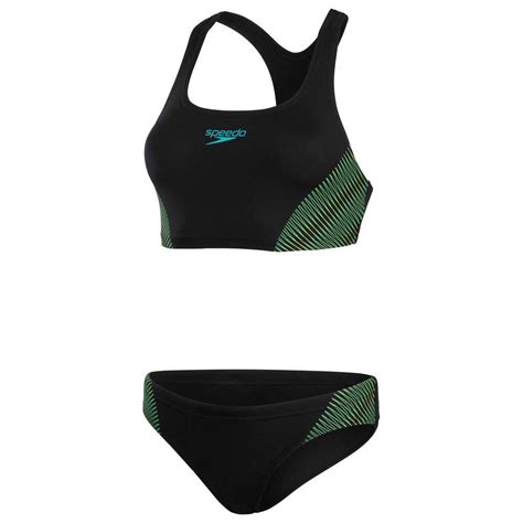 Speedo Placement ECO Endurance Bikini Zwart Swiminn Bikinis En Tankinis
