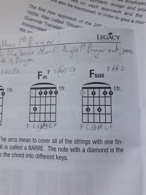 Fsus Barre Chord in Session 7 - Gibson's Learn & Master Guitar - Guitar ...