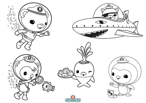 Coloriages Octonauts Imprimer Gratuitement Pour Les Enfants