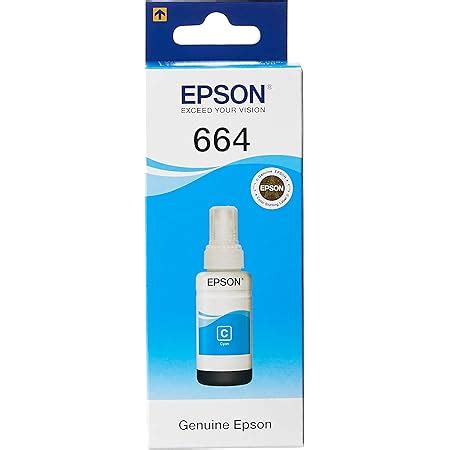 Epson 664 EcoTank Noir Bouteille D Encre D Origine L300 L355 L555 ET