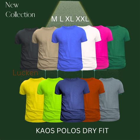 Jual Kaylona Kaos Polos Pria Kaos Pendek Polos Dryfit Drifit