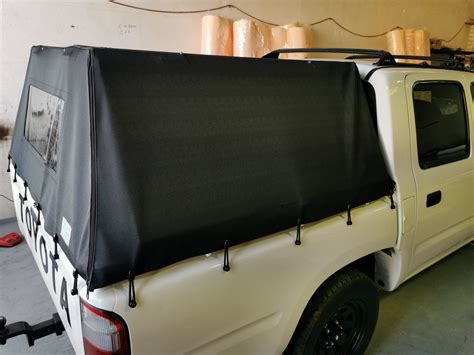 Ute Canopy To Cover A Dog Cage With Zip Up Sides For Better Airflow