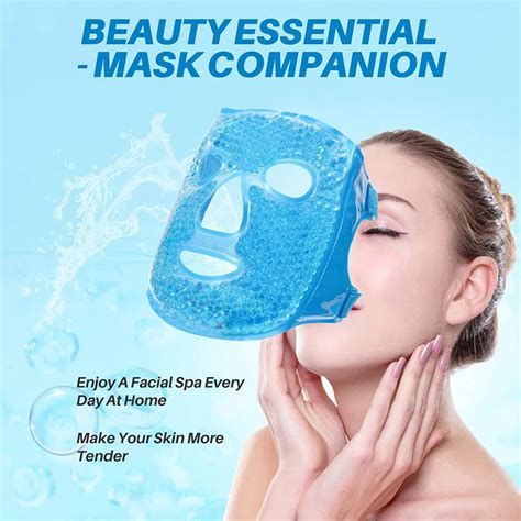 Cold Face Eye Masks Ice Pack Reduce Face Puff Reusable Cold Hot Gel Face Eye Mask Suitable For