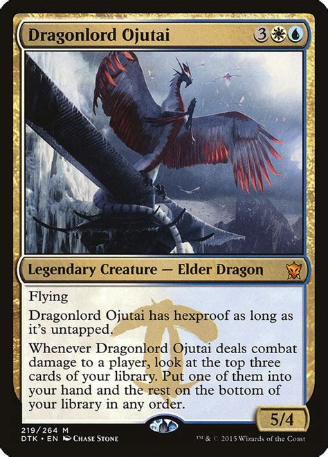 Dragonlord Ojutai · Dragons Of Tarkir Dtk 219 · Scryfall Magic The