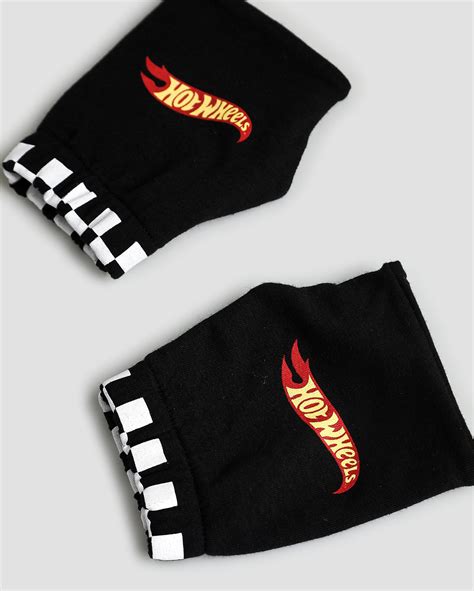 Riachuelo Camiseta infantil munhequeiras 2 peças Hot Wheels 4 10A branca Mattel