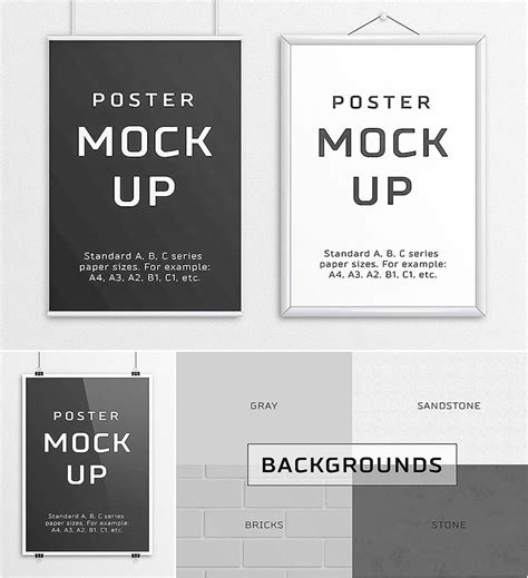 Poster mock up | Free download