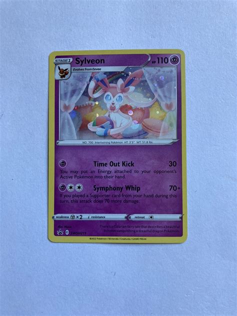 Mavin Pokémon TCG Sylveon SWSH Black Star Promos SWSH211 Holo Promo