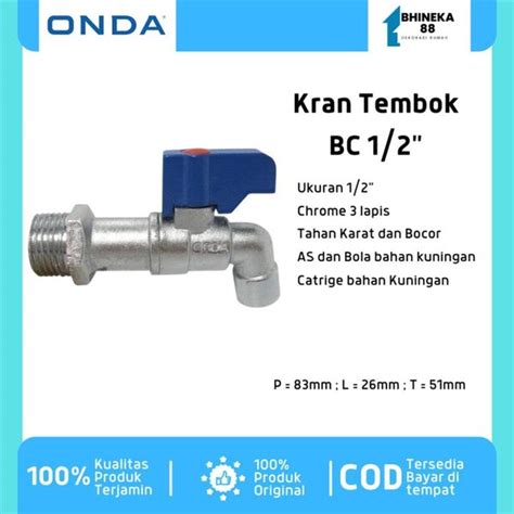 Jual Kran Air Tembok Pendek Keran Taman Onda Bc Di Lapak Blessing