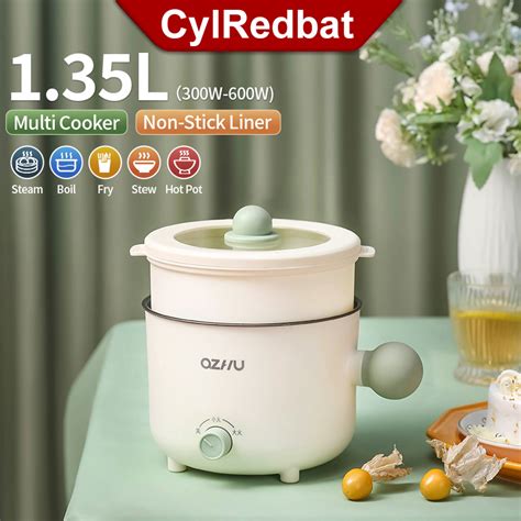 Multi Cooker Electric Rice Cooker Hot Pot L Mini Non Stick Ceramic Frying Pan Kitchen W