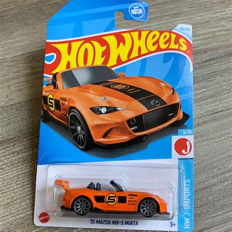 Toys Hot Wheels Car Mazda Mx Miata Hw J Imports Hotwheels Mattel New Poshmark