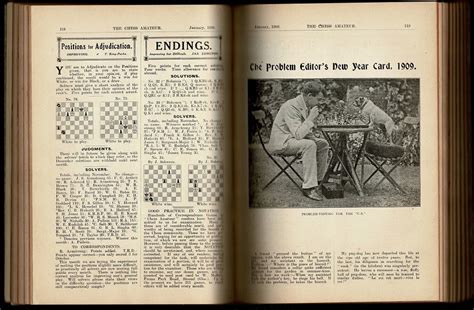 The Chess Amateur Volume III By Chess Amateur 1908 1st Edition Magazine Periodical The