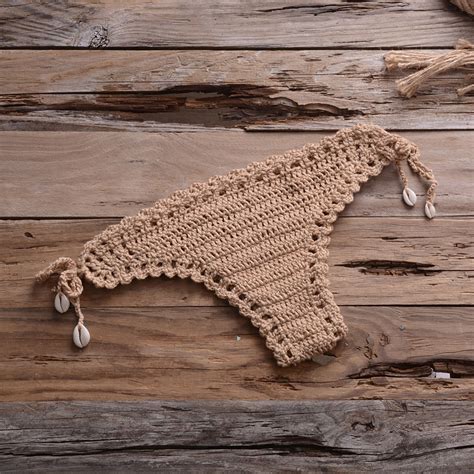 Xiangyun Thong Bikini Bottom Thong Swimsuits For Women Solid Colorknitted Close Fitting