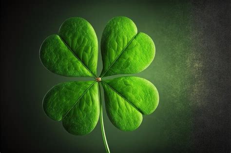 Premium AI Image | Lucky clover illustration, background. Generative AI