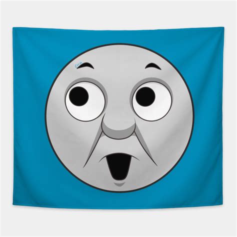 Thomas shocked face - Thomas Tank Engine - Tapestry | TeePublic