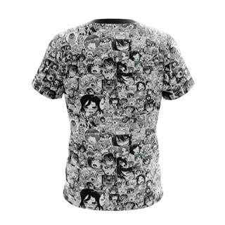 Camiseta Hentai Ahegao Anime Ecchi Manga Loli Blusa 3d Estampa Total Full Unissex Girl Japao