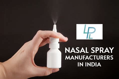 A Leading Nasal Spray Manufacturers Company In India