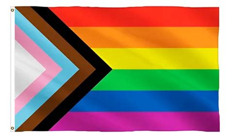 Pzs Bandera Lgbt Pride X Cm Progresista Orgullo Gay Mercadolibre