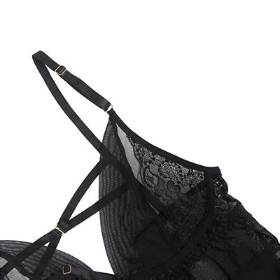 Sexy Black Babydoll Lingerie Woman