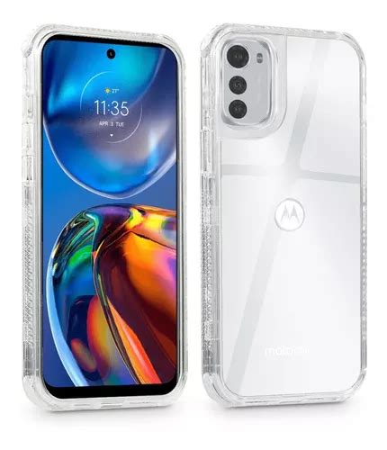 Funda Para Moto Motorola Uso Rudo Alto Impacto Transparente Moto E32