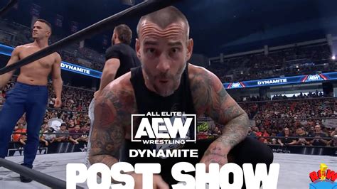 Cm Punk Returns To Aew Dynamite Aew Dynamite Review Its