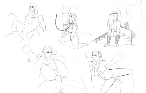 Sketches LotR Hobbit Livestream By Kaztor Hentai Foundry