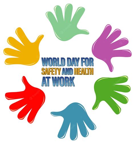 Premium Vector Poster Design For World Day For Safety Health At Work