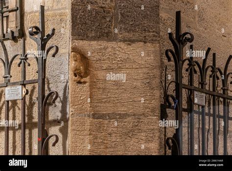 Magic Owl Carving On The Owl Trail On The Outside Walls Of The Church