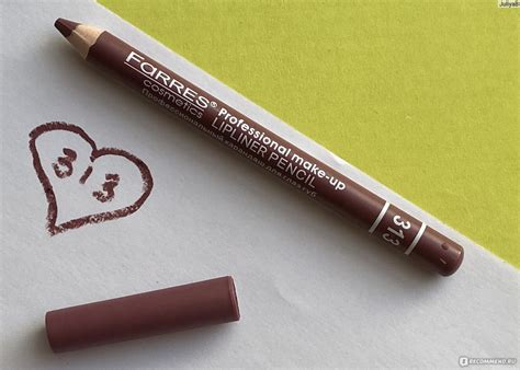 Карандаш для губ Farres cosmetics Professional makeup lipliner pencil ...