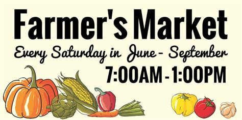 Farmer's Market Business Banner