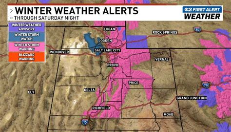 kutv winter storm warnings continue   central  northern
