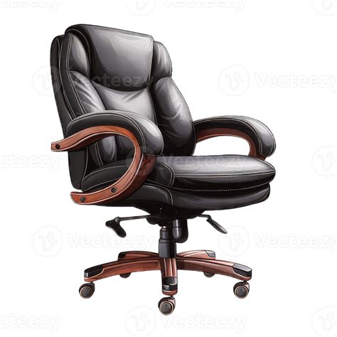 Ai Generated Modern Office Chair On Transparent Background 41734393 Png