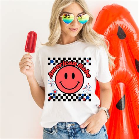 American Babe Png Retro Png 4th Of July Png Retro 4th Of July Png Fourth Of July 4th Of