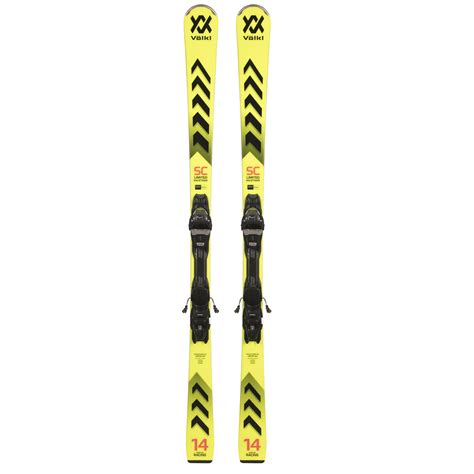 Völkl Racetiger SC Limited Yellow Black 2024 mit Bindung VMotion 11