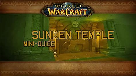 Sunken Temple And Bosses Guide Phase Wow Sod Game Wisdom