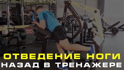 ОТВЕДЕНИЕ НОГИ НАЗАД В ТРЕНАЖЕРЕ - YouTube