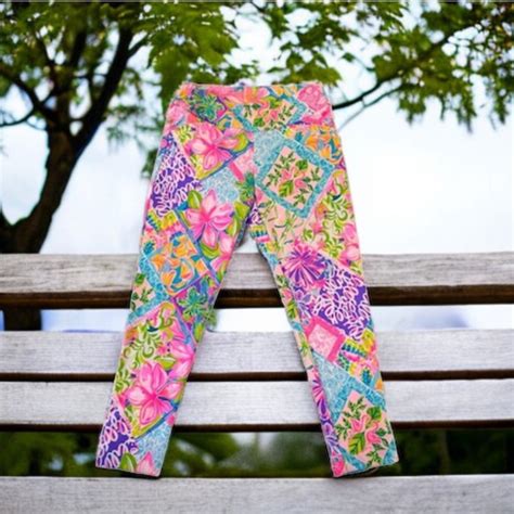 Lilly Pulitzer Pants Jumpsuits Lilly Pulitzer Luxletic Cordova Hot Pink Purple Print