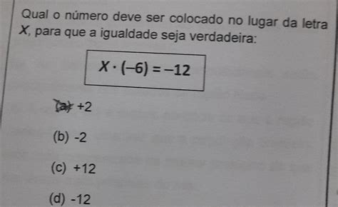 Qual O Número Deve Ser Colocado No Lugar Da Letra X Para Que A