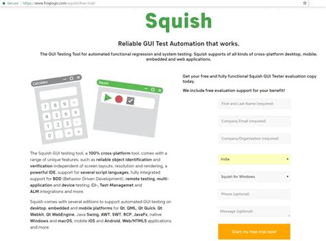 Froglogic Squish Gui Automation Tool Review Software Testing Material