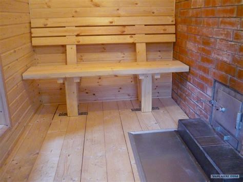 Скамейка со спинкой в баню своими руками - 51 фото