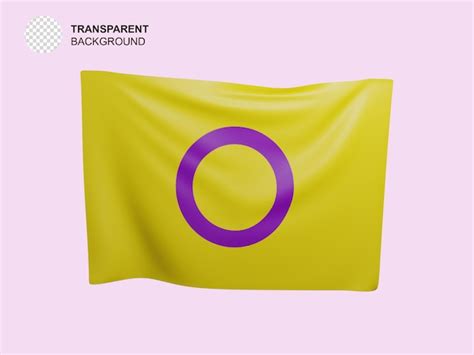 Premium PSD 3d Flag Lgbt Gay Lesbian Trans Bisexual Intersex Asexual