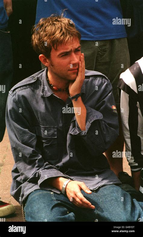 Damon Albarn Lead Singer Of The Pop Group Blur At Arsenals