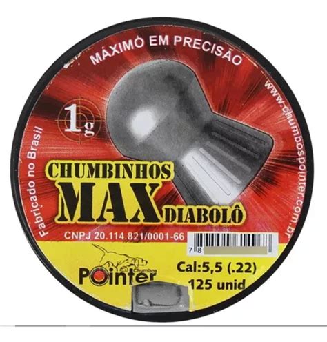 Chumbinho Pointer Max Diabol Un Carabina Pressao Mm