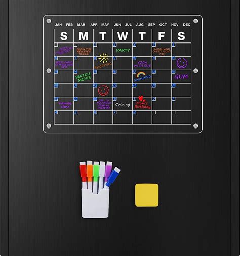 No Se Caercalendario Magn Tico Acr Lico Para Nevera Calendario