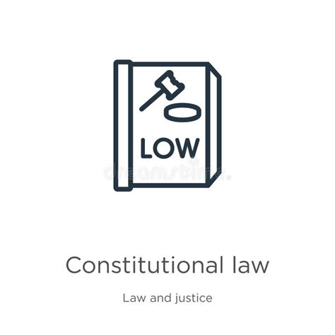 Constitutional Law Icon Vector Trendy Flat Constitutional Law Icon