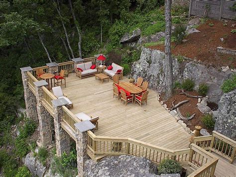 Patio Ideas On Hill At Christine Hanger Blog