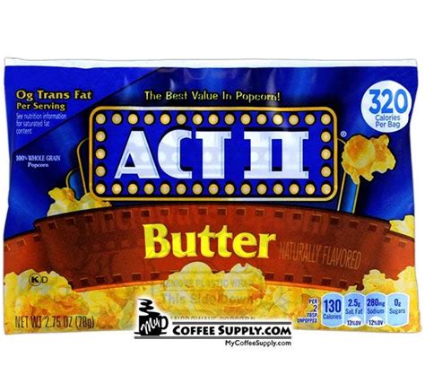 Act II Butter Microwave Popcorn, Butter