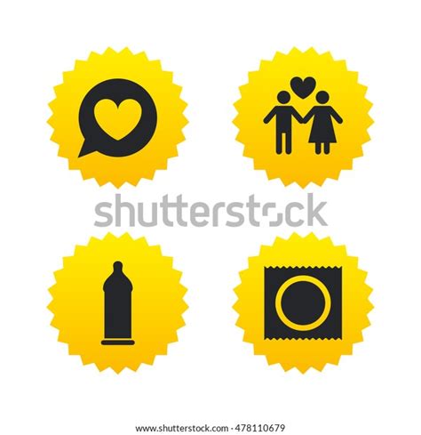 Condom Safe Sex Icons Lovers Couple Stock Vector Royalty Free 478110679 Shutterstock