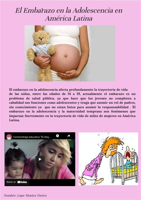 Estadísticas de embarazos en América Latina Genially