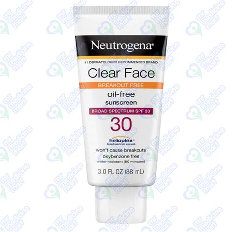 Neutrogena Clear Face Breakout Free Oil-Free Sunscreen SPF-30, 88ml