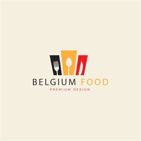 belgian food restaurant logo vector symbol icon illustration design ...